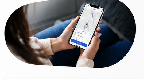 Rider booking with miles in the Joi Ride app